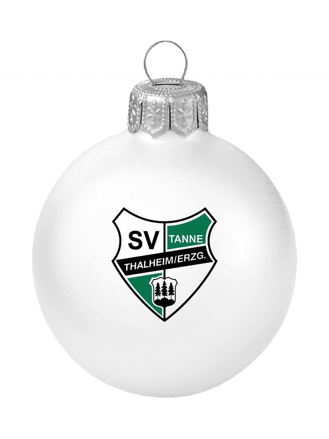 Weihnachtskugel Logo 8cm