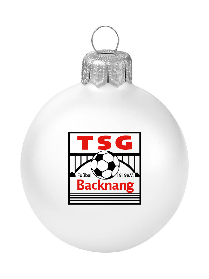 Weihnachtskugel Logo 8cm