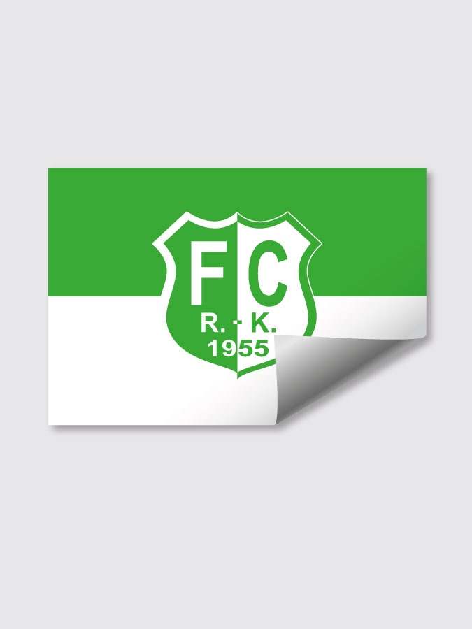 Aufkleber DIN A7 Logo