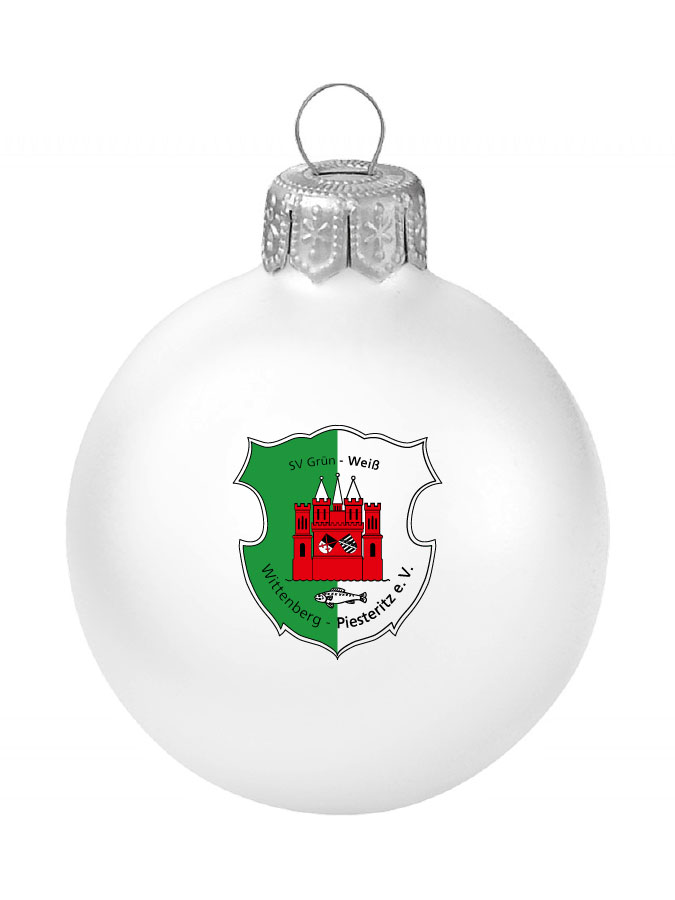 Weihnachtskugel Logo 8cm