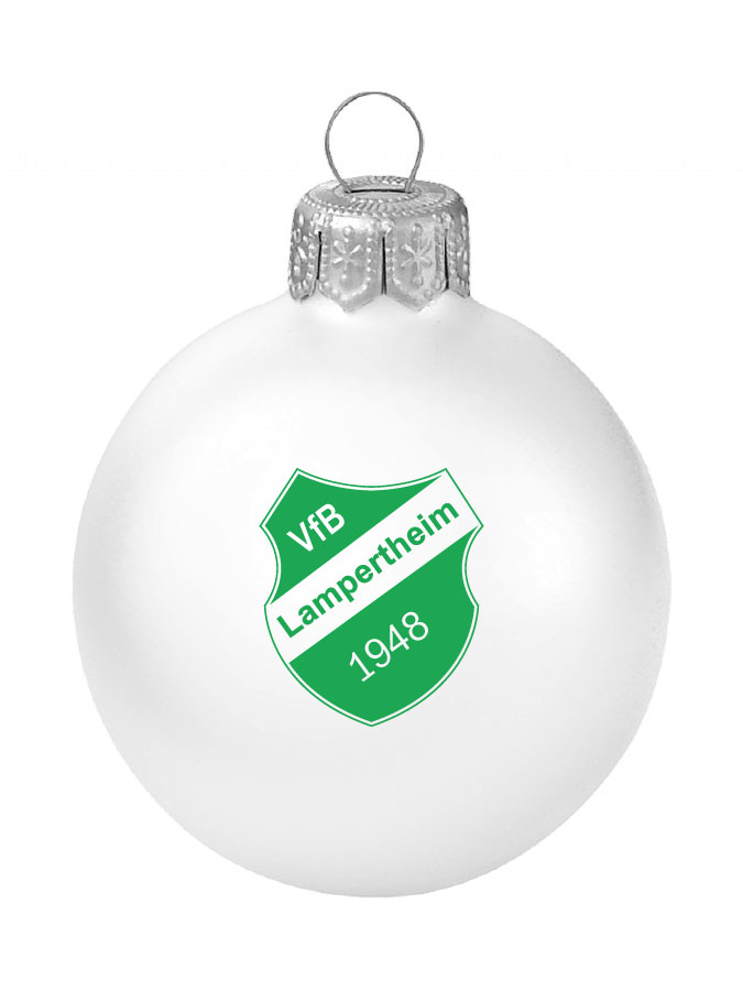 Weihnachtskugel Logo 8cm