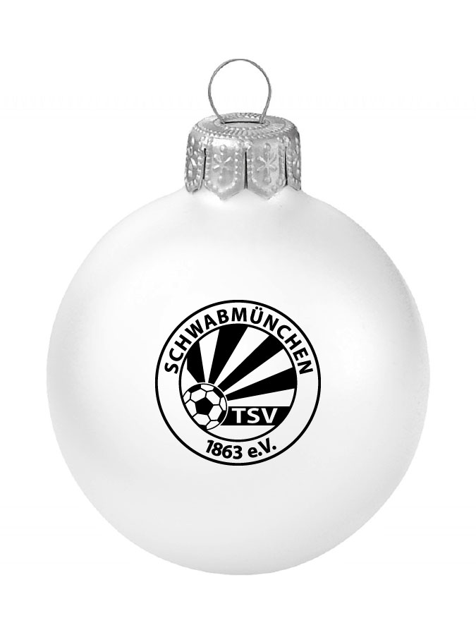 Weihnachtskugel Logo 8cm