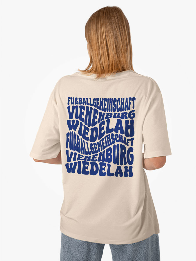 Oversized Shirt Wavy Damen
