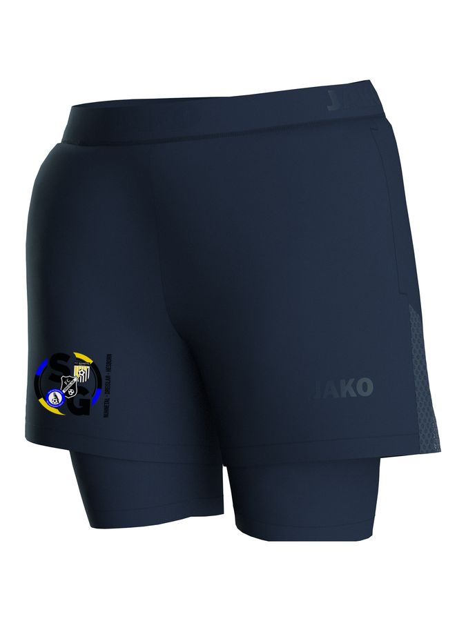 Jako 2-in-1-Short Power Damen