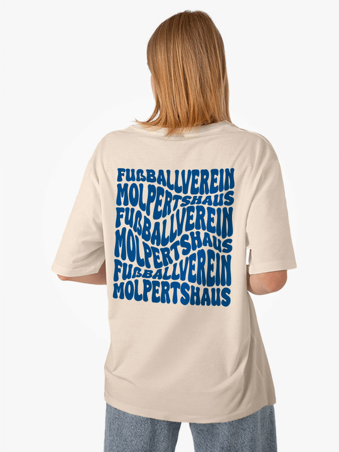 Oversized Shirt Wavy Damen