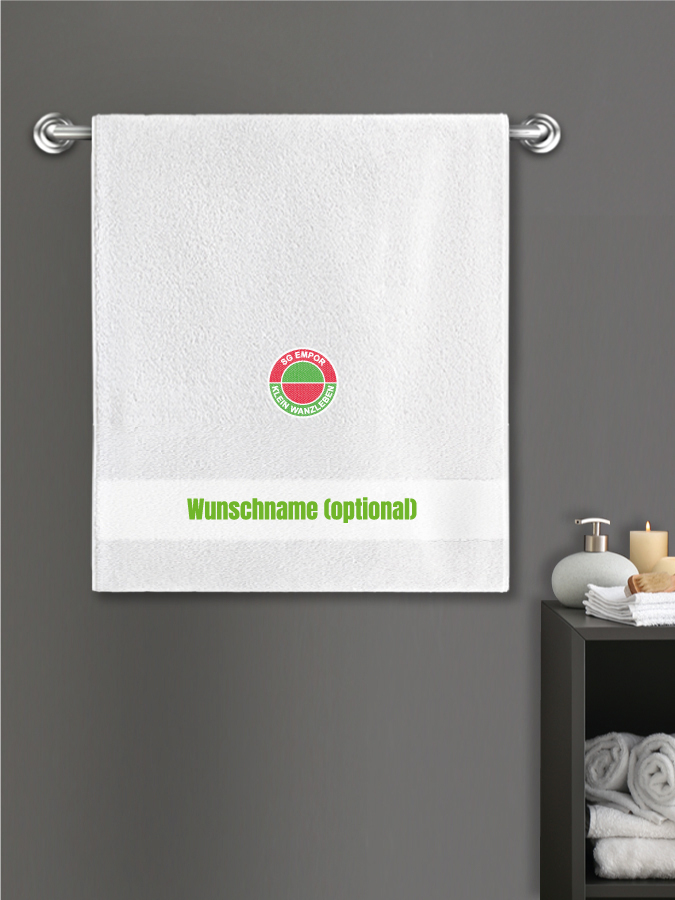 Badehandtuch Team Sticklogo