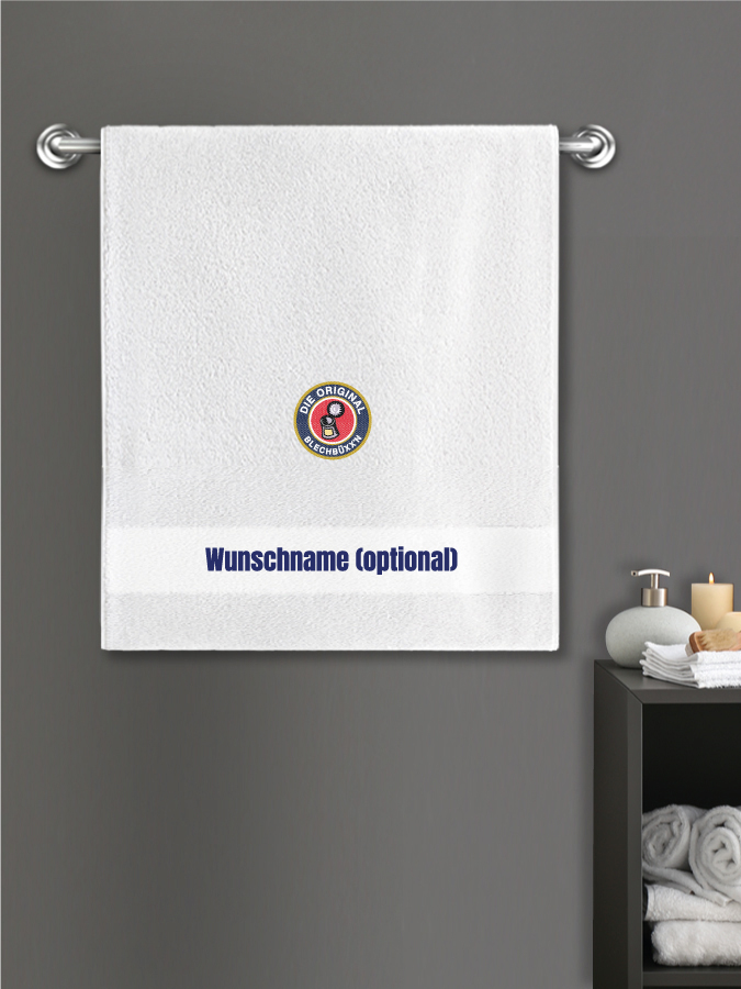 Badehandtuch Team Sticklogo