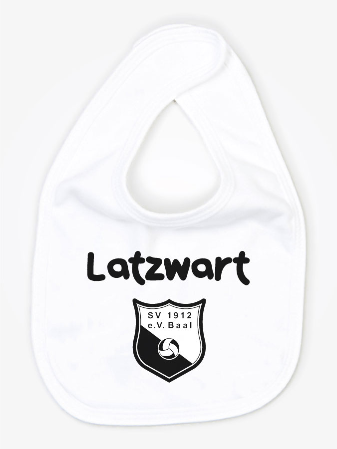 Babylätzchen Latzwart