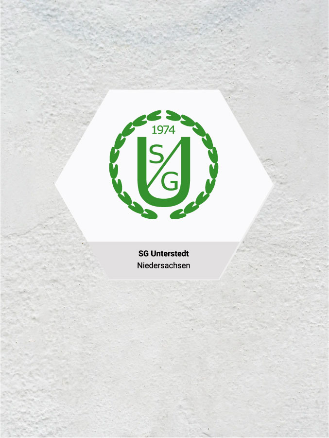 Wandkachel Hexagon mit Logo