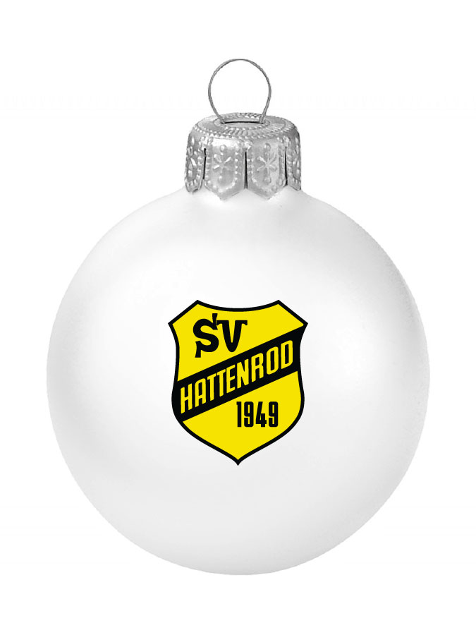 Weihnachtskugel Logo 8cm