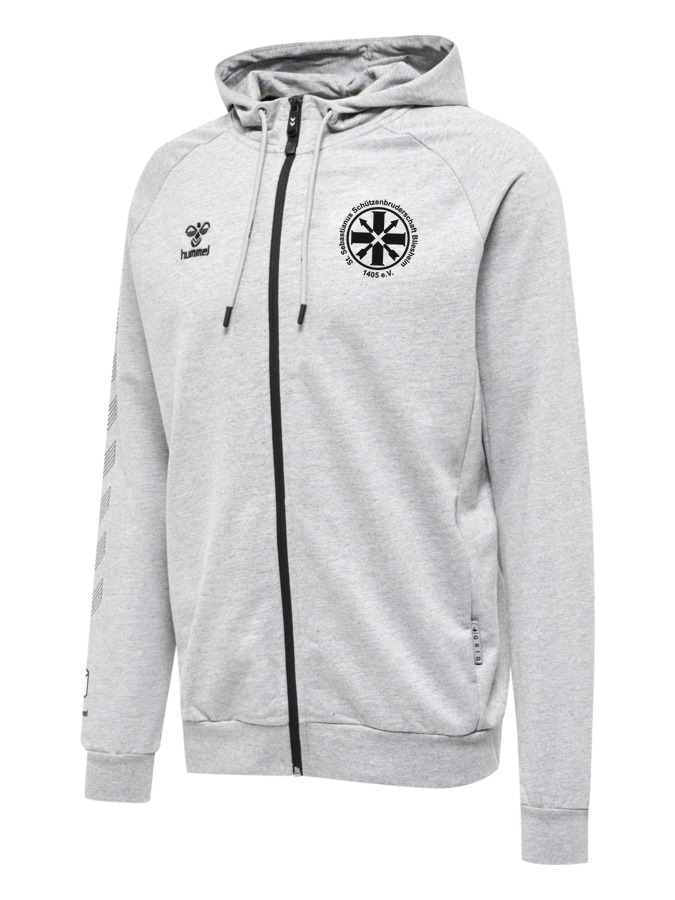 Hummel Move Grid Cotton Zip Hoodie