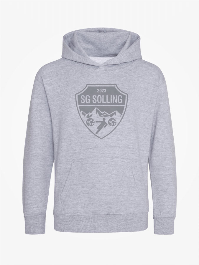 Hoodie All Grey Kids Unisex