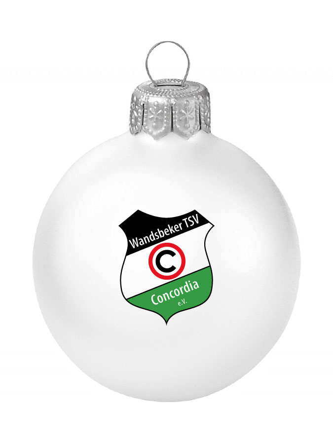 Weihnachtskugel Logo 8cm