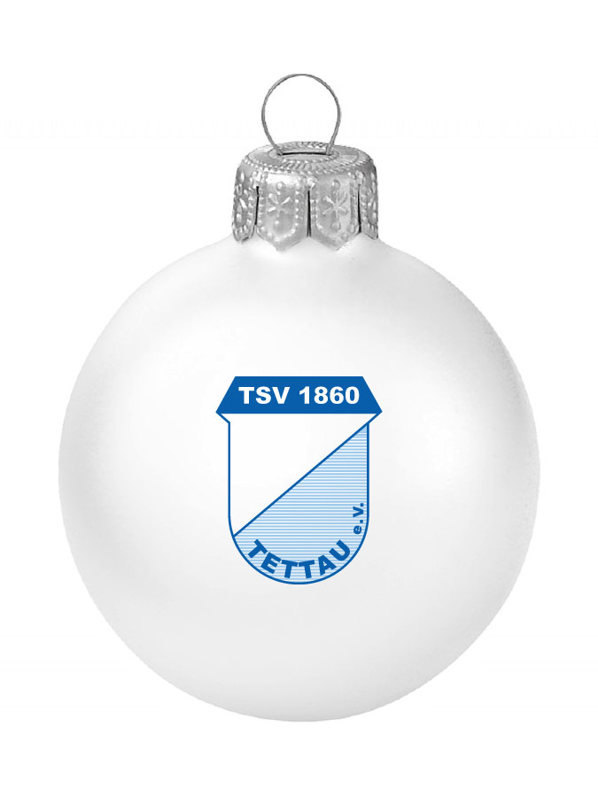 Weihnachtskugel Logo 8cm