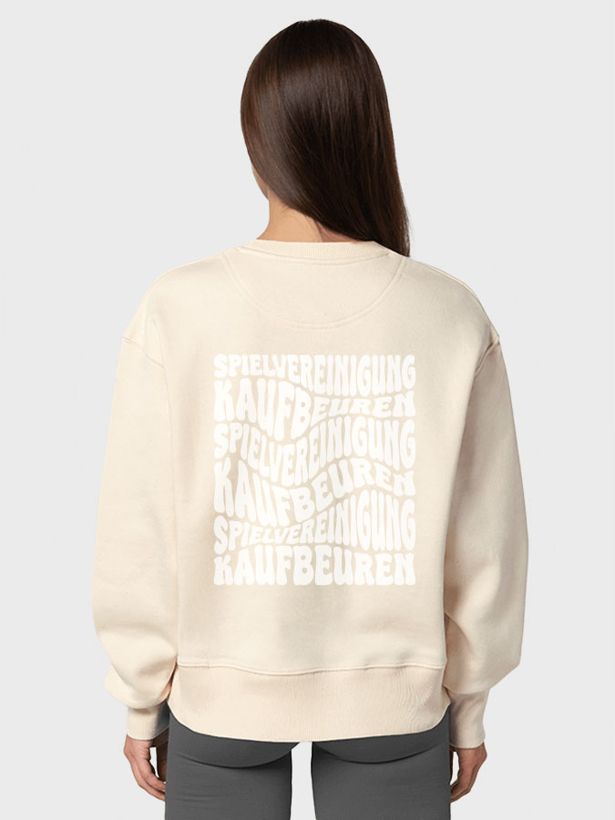 Oversized Sweater Wavy Damen