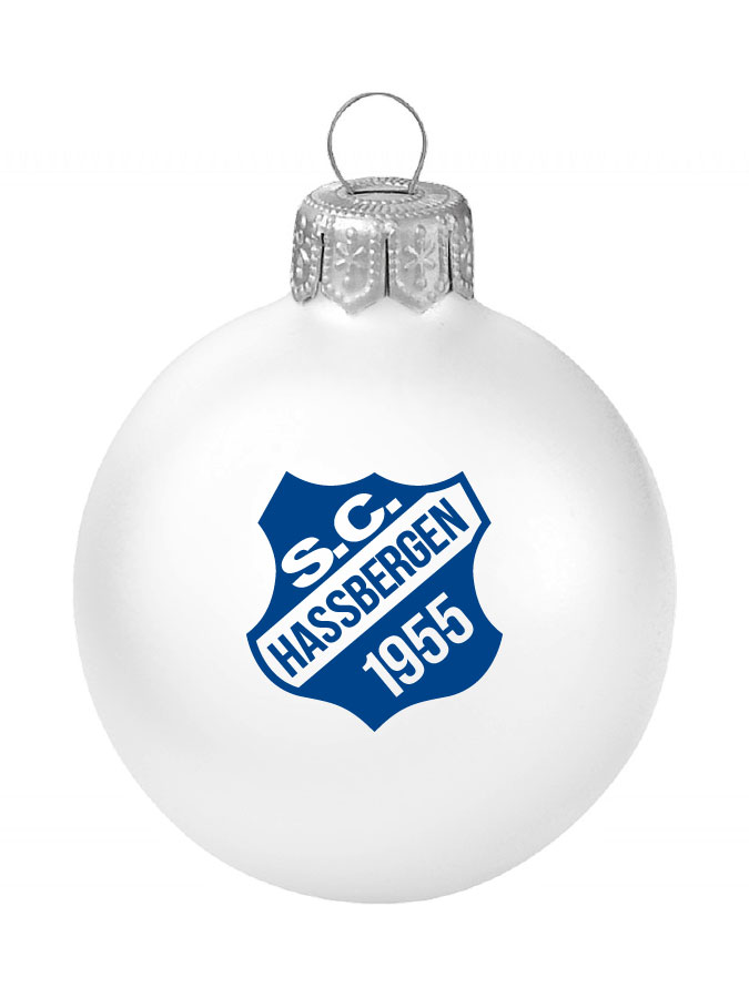 Weihnachtskugel Logo 8cm