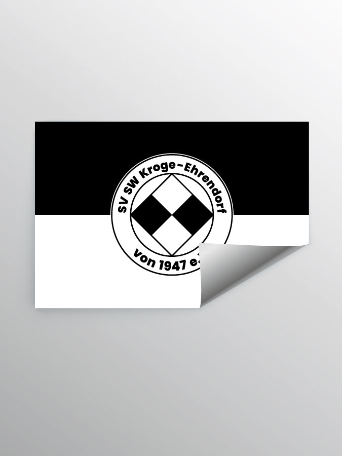 Aufkleber DIN A7 Logo