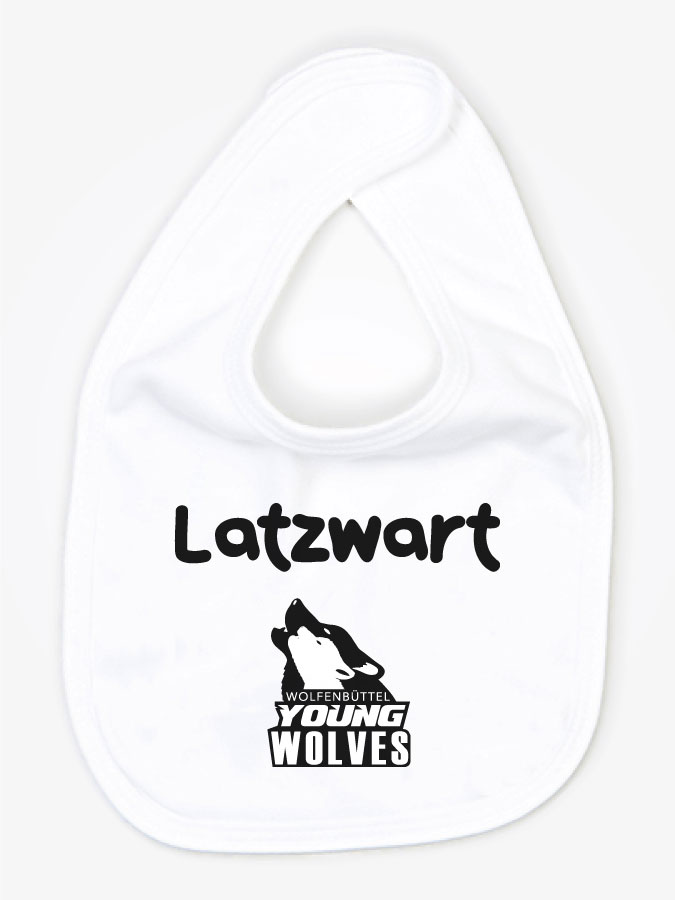 Babylätzchen Latzwart