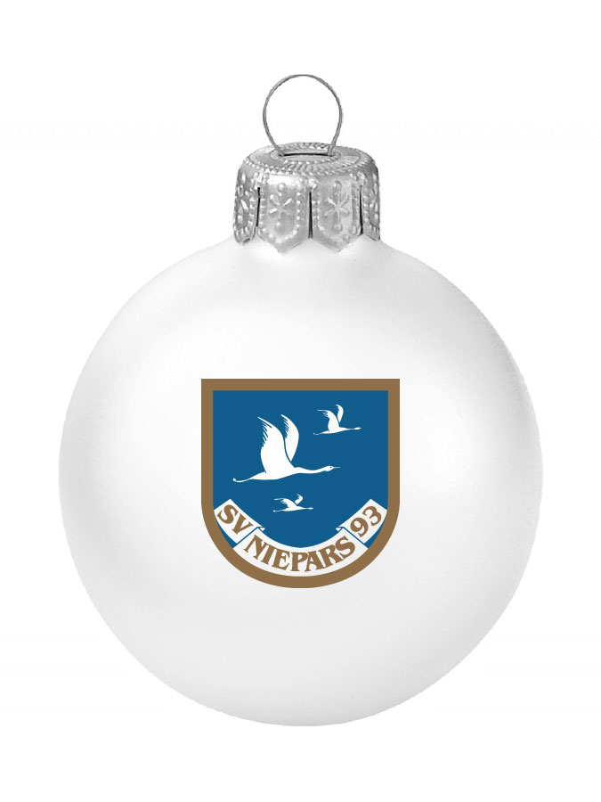 Weihnachtskugel Logo 8cm