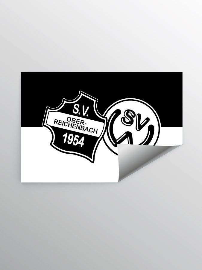 Aufkleber DIN A7 Logo