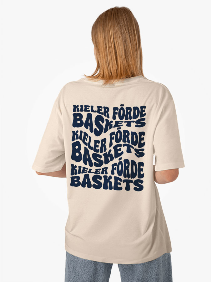 Oversized Shirt Wavy Damen
