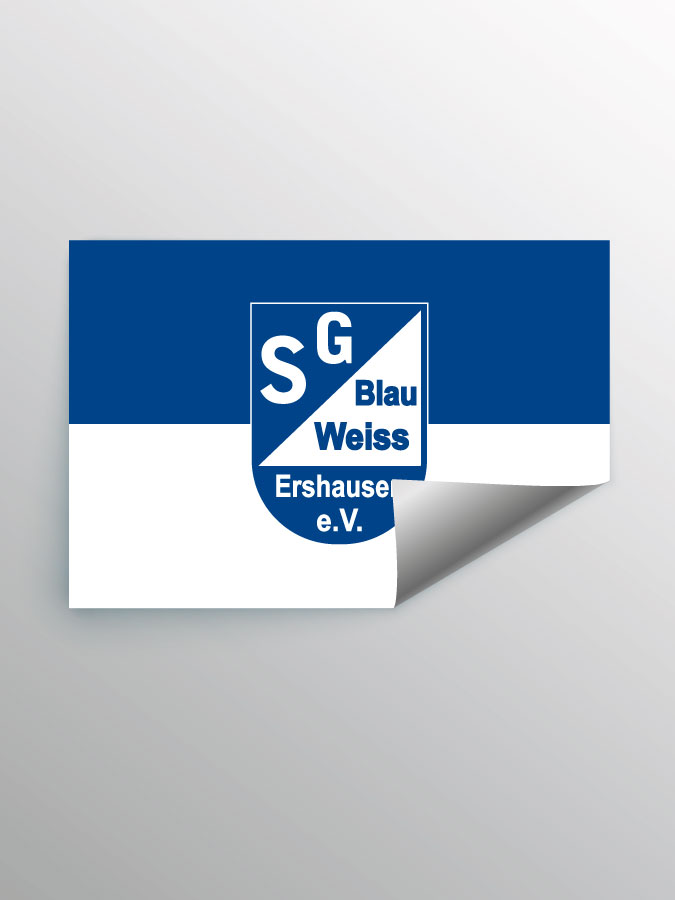 Aufkleber DIN A7 Logo
