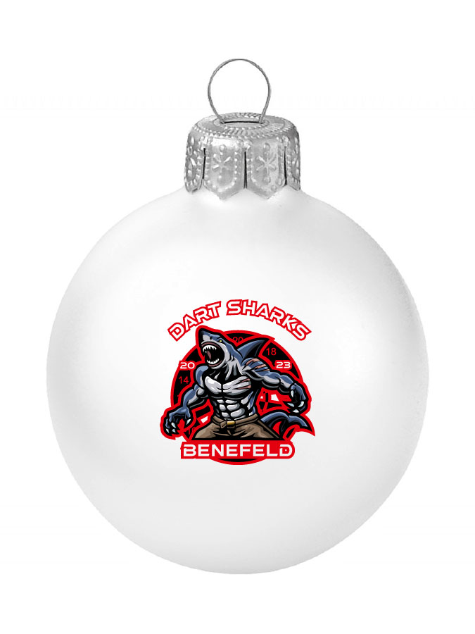 Weihnachtskugel Logo 8cm