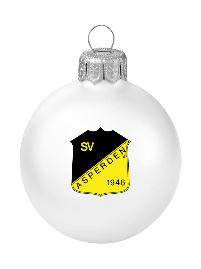 Weihnachtskugel Logo 8cm