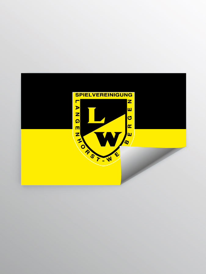 Aufkleber DIN A7 Logo