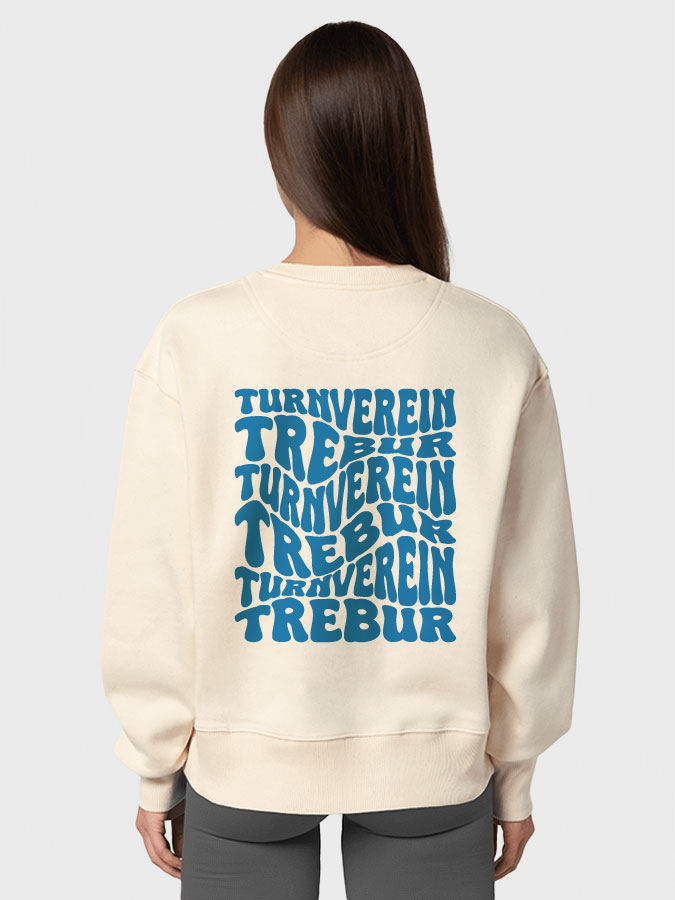Oversized Sweater Wavy Damen