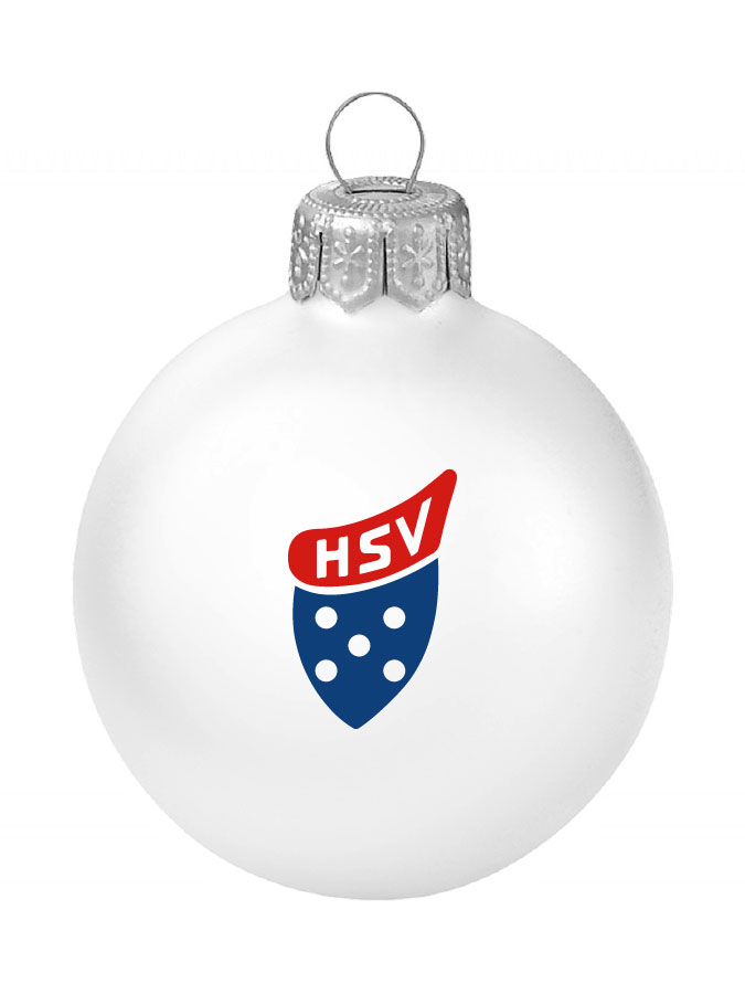 Weihnachtskugel Logo 8cm