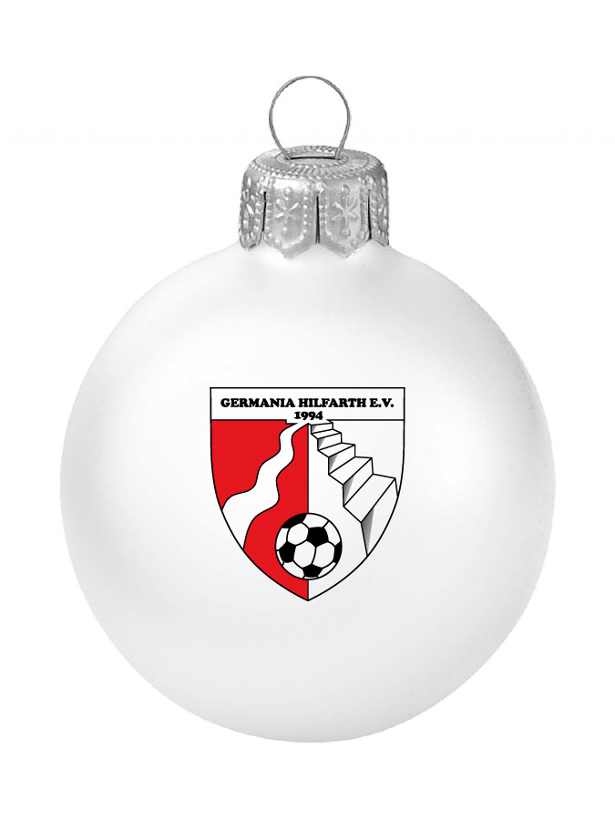 Weihnachtskugel Logo 8cm