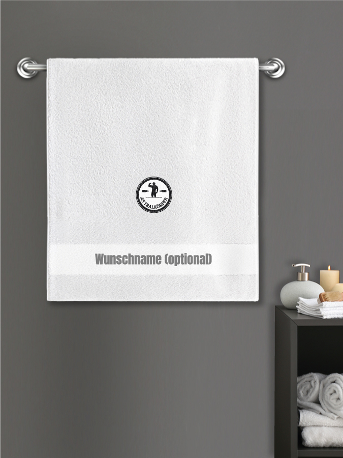 Badehandtuch Team Sticklogo