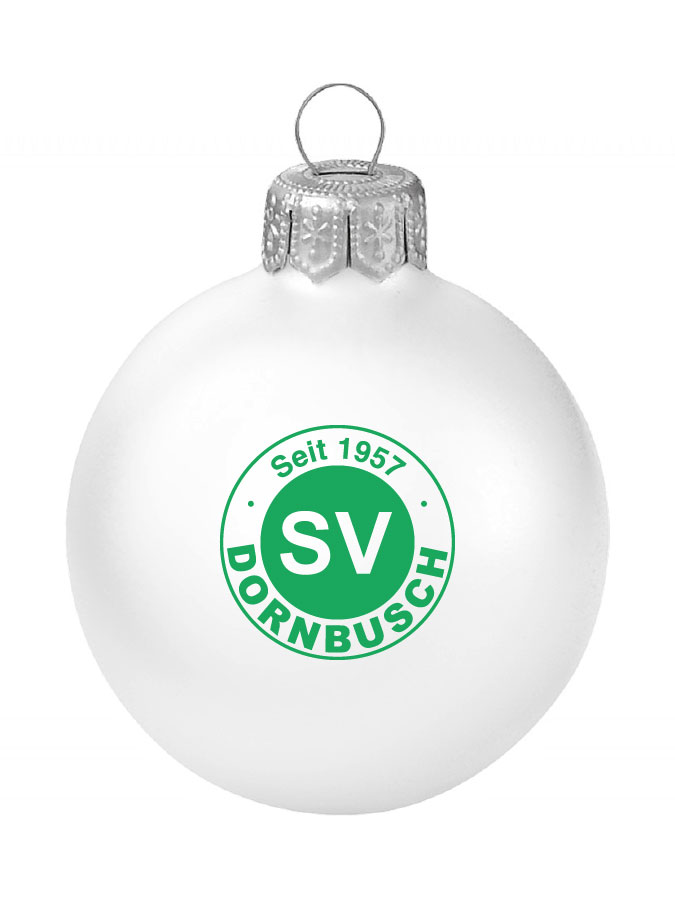 Weihnachtskugel Logo 8cm