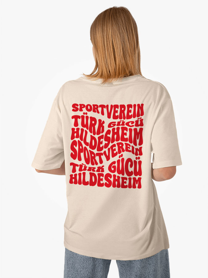 Oversized Shirt Wavy Damen