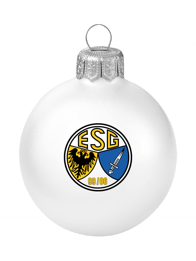 Weihnachtskugel Logo 8cm