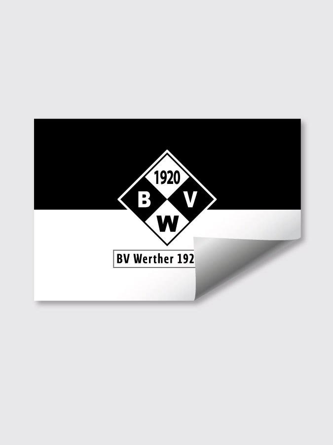 Aufkleber DIN A7 Logo