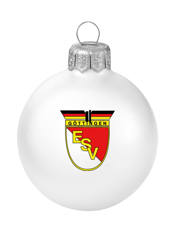 Weihnachtskugel Logo 8cm