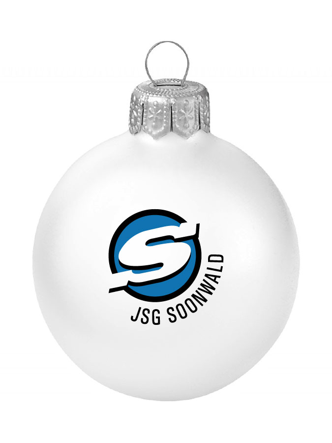 Weihnachtskugel Logo 8cm