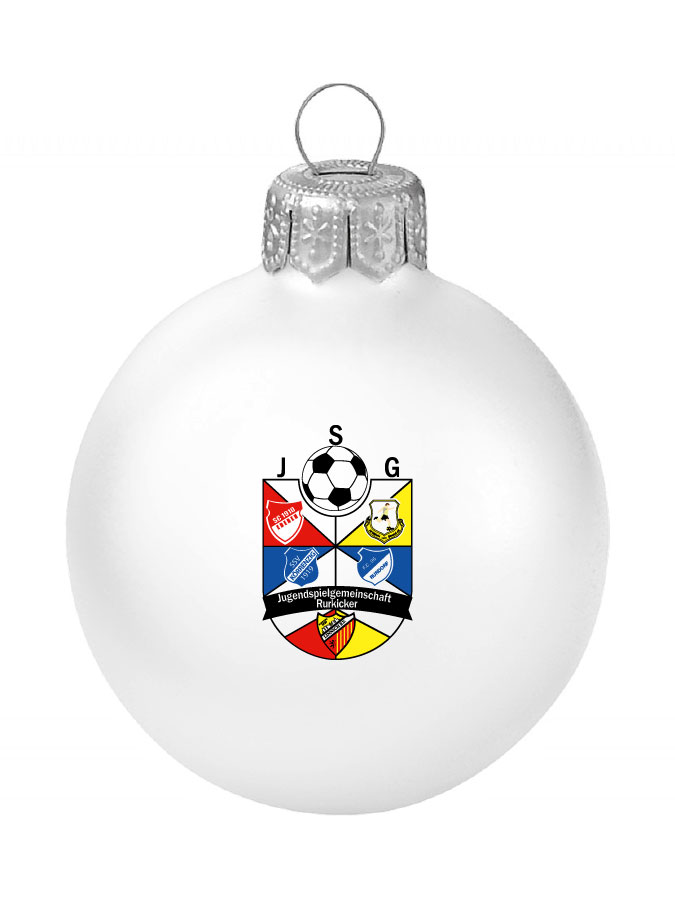 Weihnachtskugel Logo 8cm