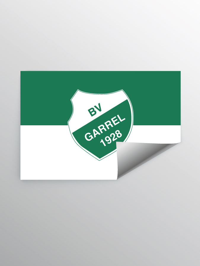 Aufkleber DIN A7 Logo
