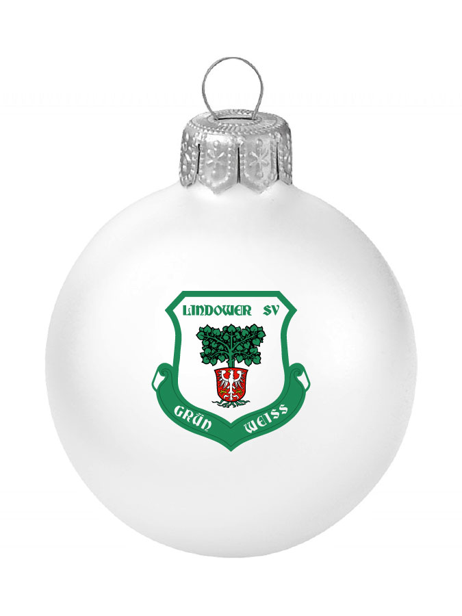 Weihnachtskugel Logo 8cm