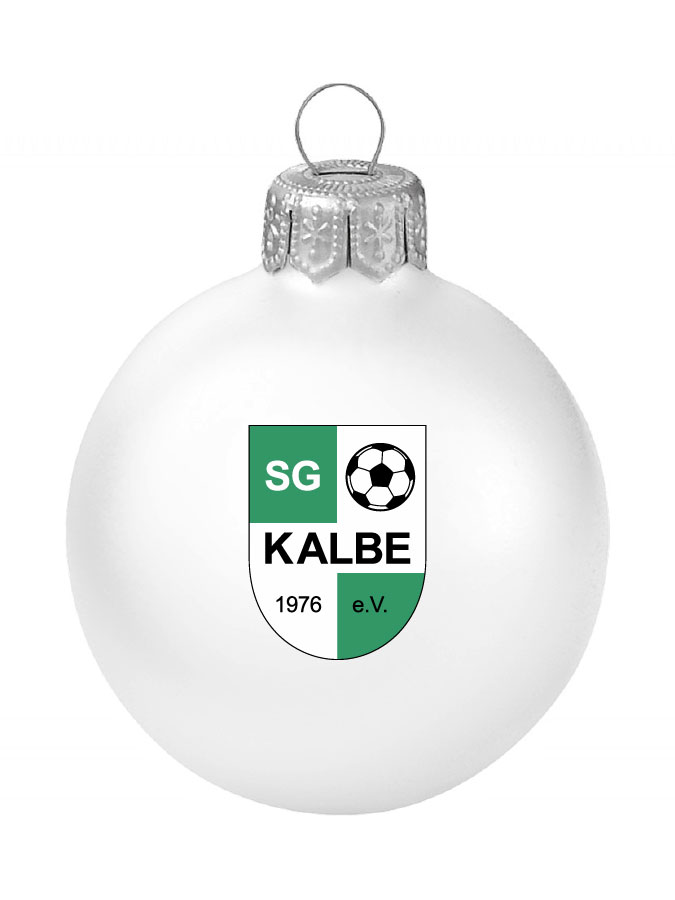 Weihnachtskugel Logo 8cm