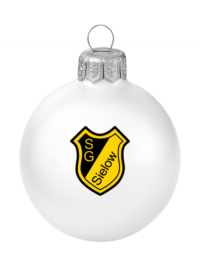 Weihnachtskugel Logo 8cm