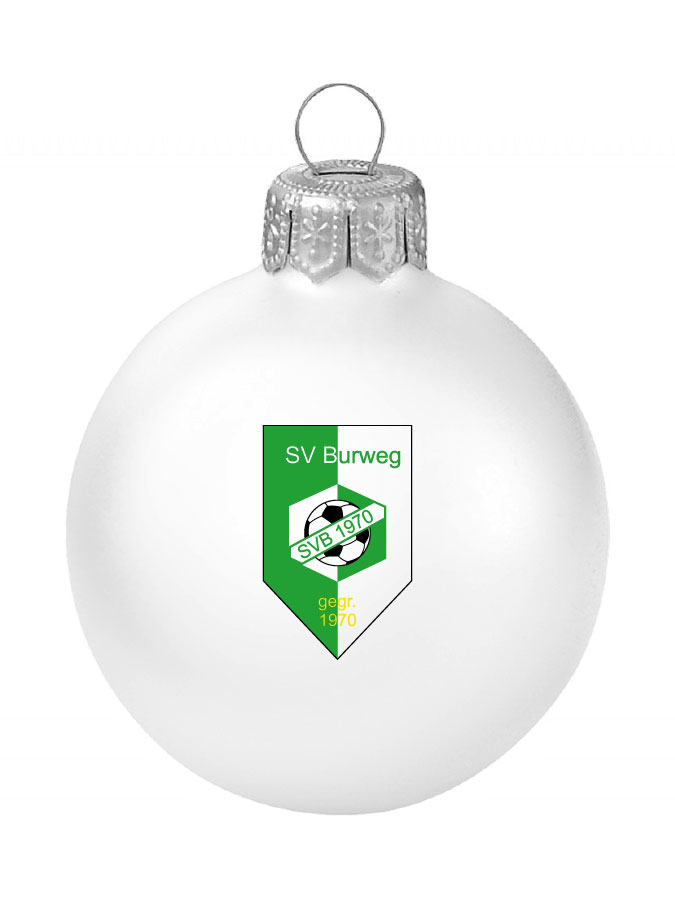 Weihnachtskugel Logo 8cm