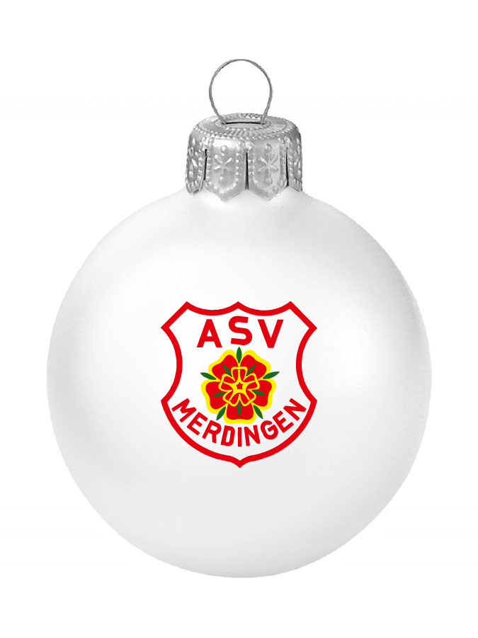 Weihnachtskugel Logo 8cm