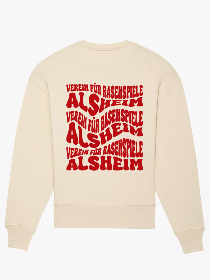 Oversized Sweater Wavy Herren