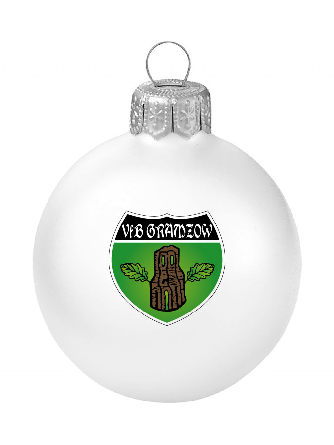 Weihnachtskugel Logo 8cm