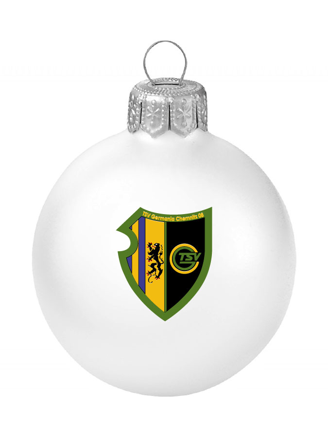 Weihnachtskugel Logo 8cm