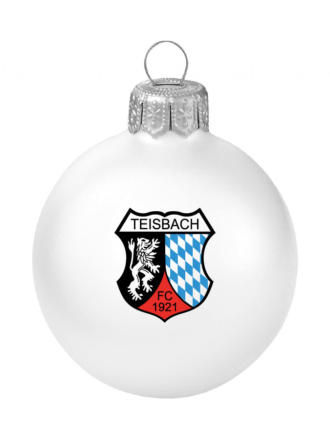 Weihnachtskugel Logo 8cm